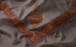 Pearl Bush Embroidery Shawl