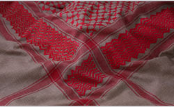 Silver Rust Embroidery Shawl